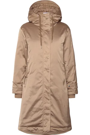 Gerry Weber Coat Not Wool Outerwear Parka Coats Beige