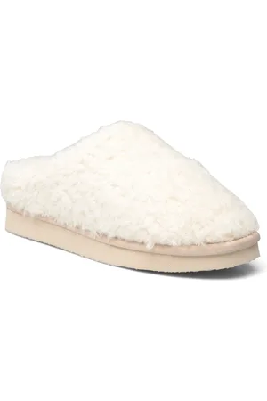 Bianco Biasweetie Slip In Faux Shearling Aamutossut Tohvelit Cream