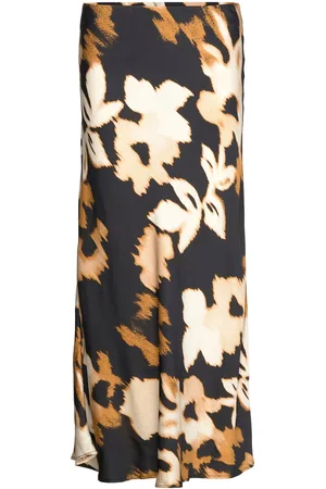 Minus Msbernia Midi Skirt Skirts Knee-length & Midi Skirts Black