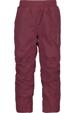 Didriksons Idur Kids Pants 4 Sport Rainwear Bottoms Burgundy