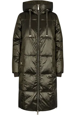 Mos Mosh Mmnova Metallic Down Jacket Vuorillinen Takki Topattu Takki Green