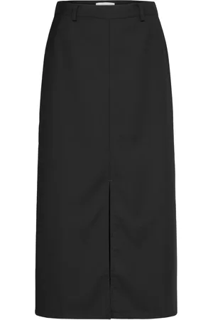 Creative Collective Jessica Skirt Skirts Knee-length & Midi Skirts Black