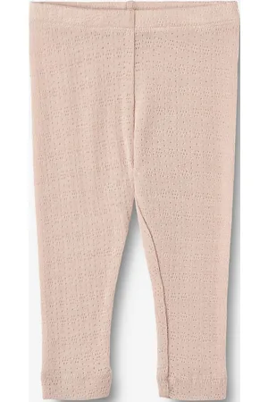 WHEAT Wool Silk Leggings Agi Bottoms Leggings Pink