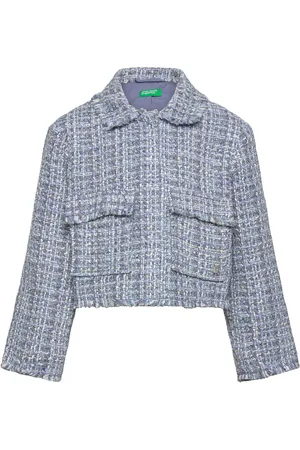 Benetton Jacket Ohut Takki Kuoritakki Blue