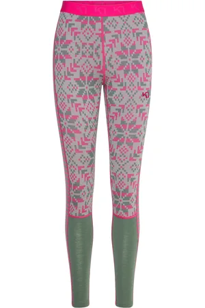 Kari Traa Else Pant Bottoms Base Layer Bottoms Green