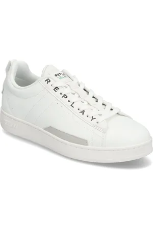 Replay Smash Base Green Matalavartiset Sneakerit Tennarit White