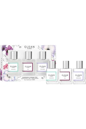 Clean Gift Set Classic Layering Trio Edp Hajuvesisetti Tuoksusetti Nude