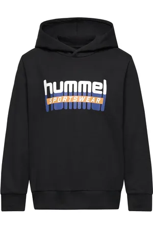Hummel Hmltukas Hoodie Tops Sweat-shirts & Hoodies Hoodies Black