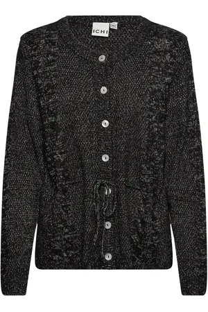 Ichi Ihodansa Ca6 Tops Knitwear Cardigans Black