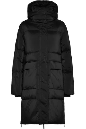 Part Two Lisannepw Otw Topattu Pitkä Takki Black