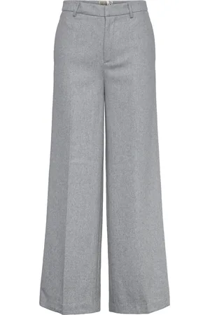 MAUD Evelyn Trouser Bottoms Trousers Suitpants Grey