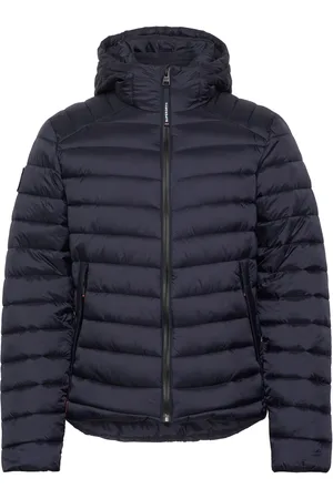 Superdry Hooded Fuji Sport Padded Jkt Ohut Takki Navy