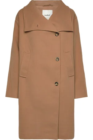 Soaked in Luxury Slrubie Coat Villakangastakki Pitkä Takki Beige