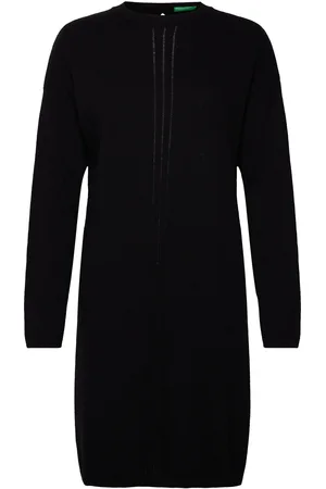 Benetton Dress Lyhyt Mekko Black