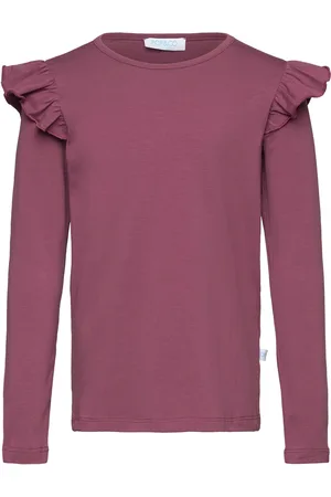 POP Alicia Mauve Tops T-shirts Long-sleeved T-shirts Purple