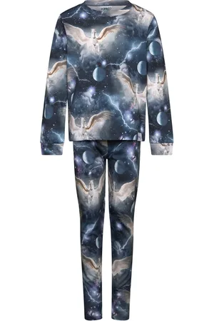 POP Willy Dark Unicorn Pyjamasetti Pyjama Navy