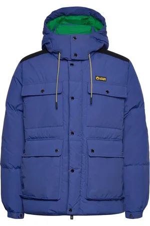 Ciesse Cp Alaska 4 Pocket Detachable Hooded Jkt Villakangastakki Pitkä Takki Blue