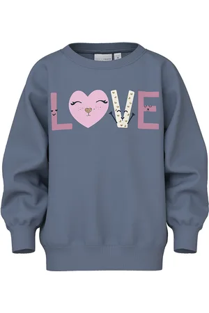 NAME IT Nmfvenus Ls Nreg Sweat Bru Tops Sweat-shirts & Hoodies Sweat-shirts Navy