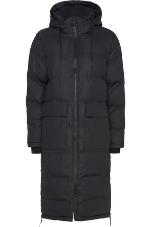 Tretorn Shelter Pu Coat Topattu Pitkä Takki Black