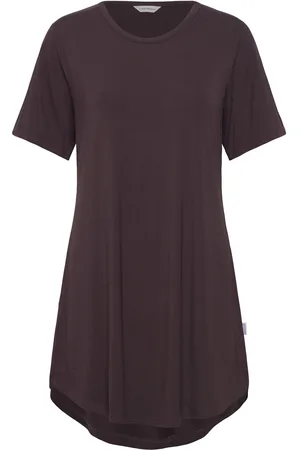 Lady Avenue Bamboo Bigshirt Yöpaita Brown