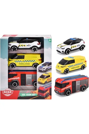 DICKIE TOYS Sos Team - Norwegian Version Toys Toy Cars & Vehicles Toy Cars Multi/patterned