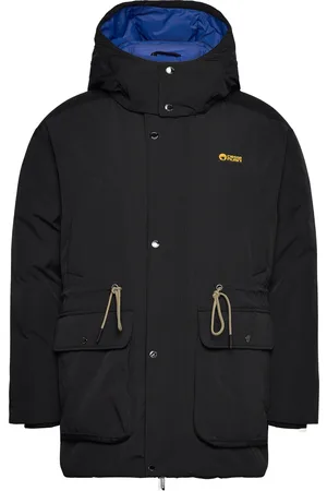 Ciesse Cp Montana 4 Pocket Parka W Detachable Hooded Parka Takki Black