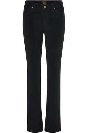 Lee Marion Straight Bottoms Jeans Flares Black