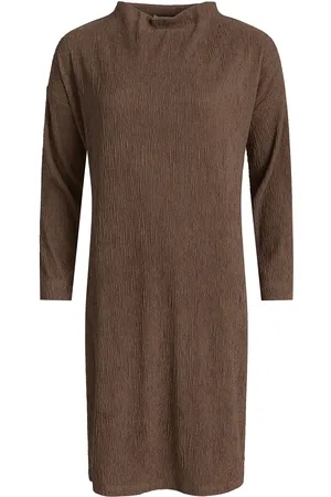 Ivo Nikkolo Long Sleeve Dress, Doriga Polvipituinen Mekko Brown
