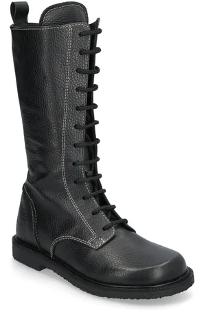 ANGULUS Boots - Flat - With Laces Shoes Boots Ankle Boots Laced Boots Black