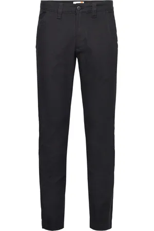Timberland Claremont Brushed Twill Chino Pant Black Bottoms Trousers Chinos Blue