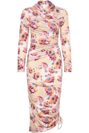 Stella Nova Printed Jersey Dress Polvipituinen Mekko Pink