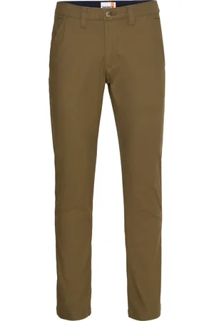Timberland Claremont Brushed Twill Chino Pant Dark Olive Bottoms Trousers Chinos Green