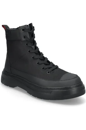 HUGO BOSS Urian_Halb_Cvpu Korkeavartiset Tennarit Black