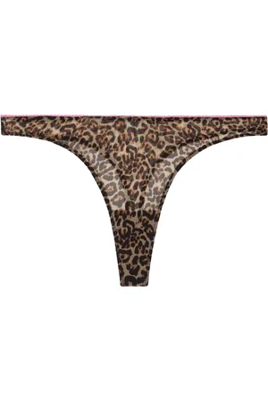 Understatement Mesh Thong Stringit Alusvaatteet Brown