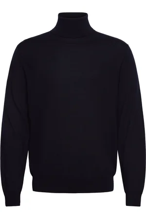 Reiss Caine Tops Knitwear Turtlenecks Black