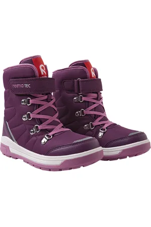 Reima Tec Winter Boots, Quicker Talvikengät Tarroilla Purple