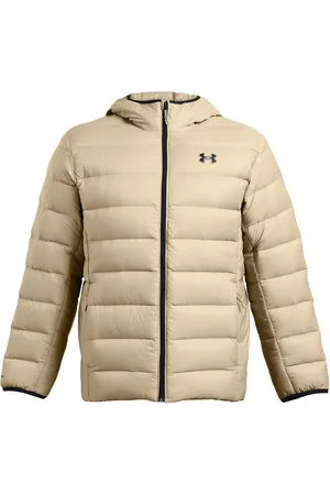 Under Armour Legend Down Hooded Jacket Sport Men Sport Clothing Sport Outerwear Sport Jackets Sport Outdoor Jackets Beige