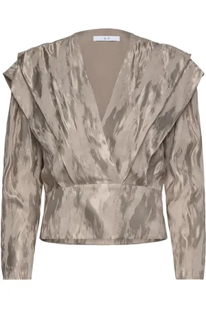 IRO Tabia Tops Blouses Long-sleeved Beige