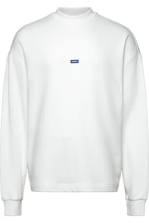 Hugo Blue Nedro Tops Sweat-shirts & Hoodies Sweat-shirts White