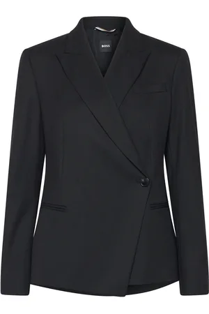 HUGO BOSS Jia_Db1 Blazers Double Breasted Blazers Black