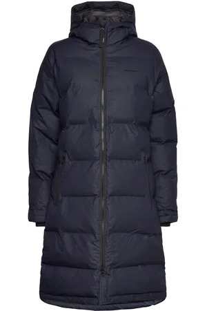 Tretorn Leia Coat Topattu Pitkä Takki Navy