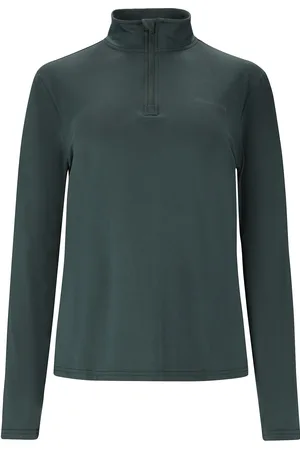 Endurance Aileen W Midlayer Sport Women Sport Clothing Sport Fleeces & Midlayers Khaki Green