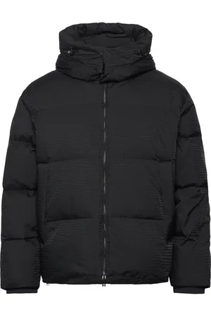 Emporio Armani Down Jacket Vuorillinen Takki Topattu Takki Black