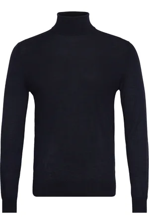 Tiger of Sweden Nevile Rws Tops Knitwear Long Sleeve Knitted Polos Navy