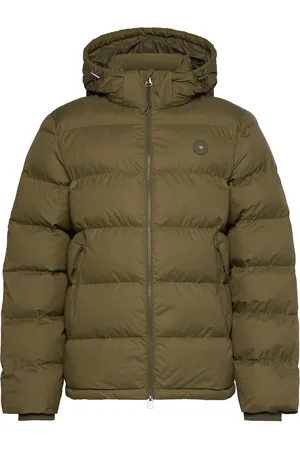 GANT Active Cloud Jacket Vuorillinen Takki Topattu Takki Khaki Green