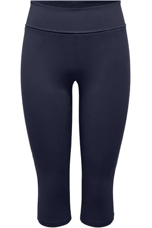 ONLY Onpfold Life Mw 3/4 Jrs Pnt Noos Sport Sport Clothing Sport Tights Sport Training Tights Navy