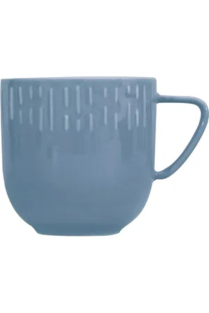 aida Confetti Blueberry Krus M/Relief Porcelæn 1 Stk 35 Cl. Home Tableware Cups & Mugs Coffee Cups Blue