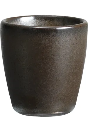 aida Raw Metallic Brown - Æggebæger 1 Stk D5 X H5,3 Cm Home Tableware Bowls Egg Cups Brown