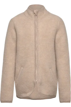 Huttelihut Jacket Wool Fleece Outerwear Fleece Outerwear Fleece Jackets Beige