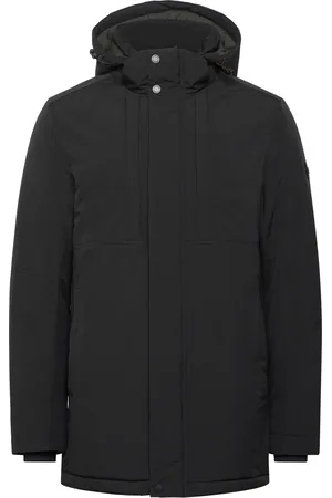 Lindbergh Functional Parka Jacket Vuorillinen Takki Topattu Takki Black